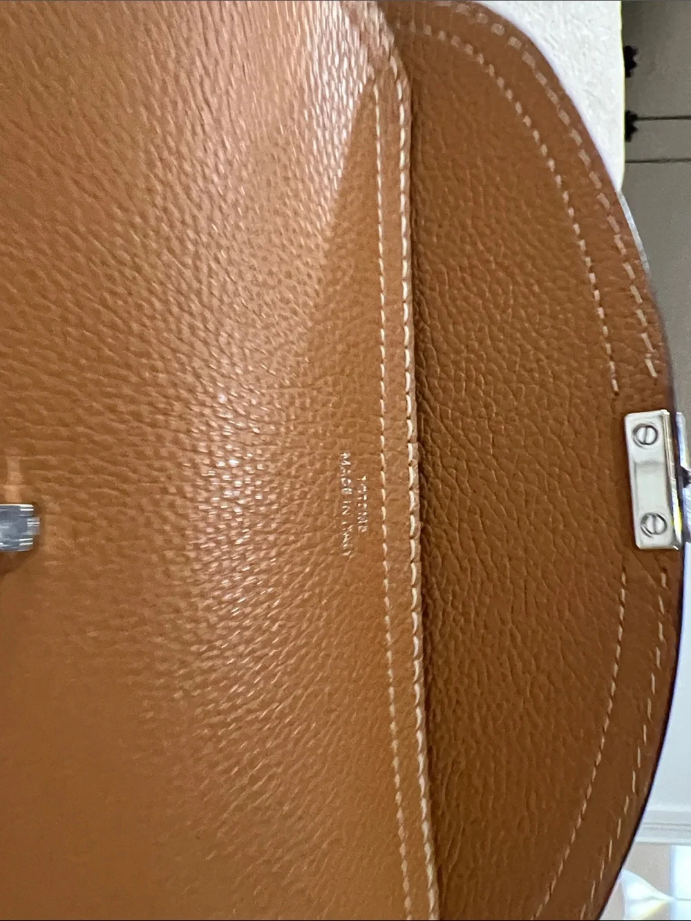 Toteme T-Lock Leather Shoulder Bag with Silver Hardware